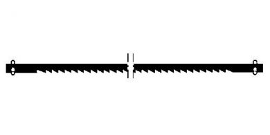 Hojas dentadura fina (25d/25 mm)
