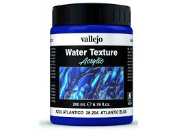 Agua azul atlántico