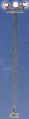N Torre celosia metal de 6 reflectores