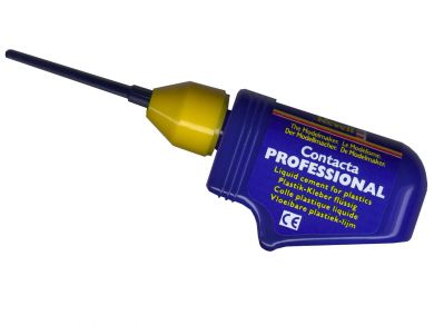 Pegamento para modelismo, con canula de aguja metálica de precisión, 25g.