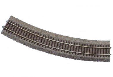 Via curva R5 542.8 mm 30 grados - H0