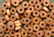 Rueda cureña de madera