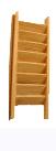 Escalera de madera 50x15 7 peldaños