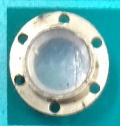 Ojo de buey de latón 6int 8ext, 5 unidades