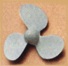 Hélice tripala nylon