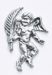 Angel con pluma en mano derecha 22m/m