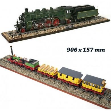 Peana para locomotoras y vagones