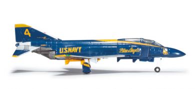 US Navy McDonnell Douglas F-4J Phantom II "Blue Angels" No. 4 Slot positionwave