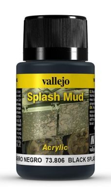 Salpicaduras Barro negro