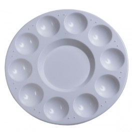 Paleta Circular de Plástico 17cm