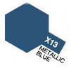 Acrílica azul metálico