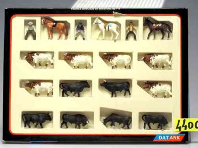 Set de toros y mayorales