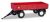 Trailer agricultura, dark red