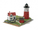 Faro costero con vivienda