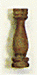 Columna 10 mm de nogal