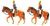 Guardia Civil de gala a caballo