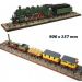 Peana para locomotoras y vagones