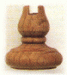 Soporte de madera para barco 2uds